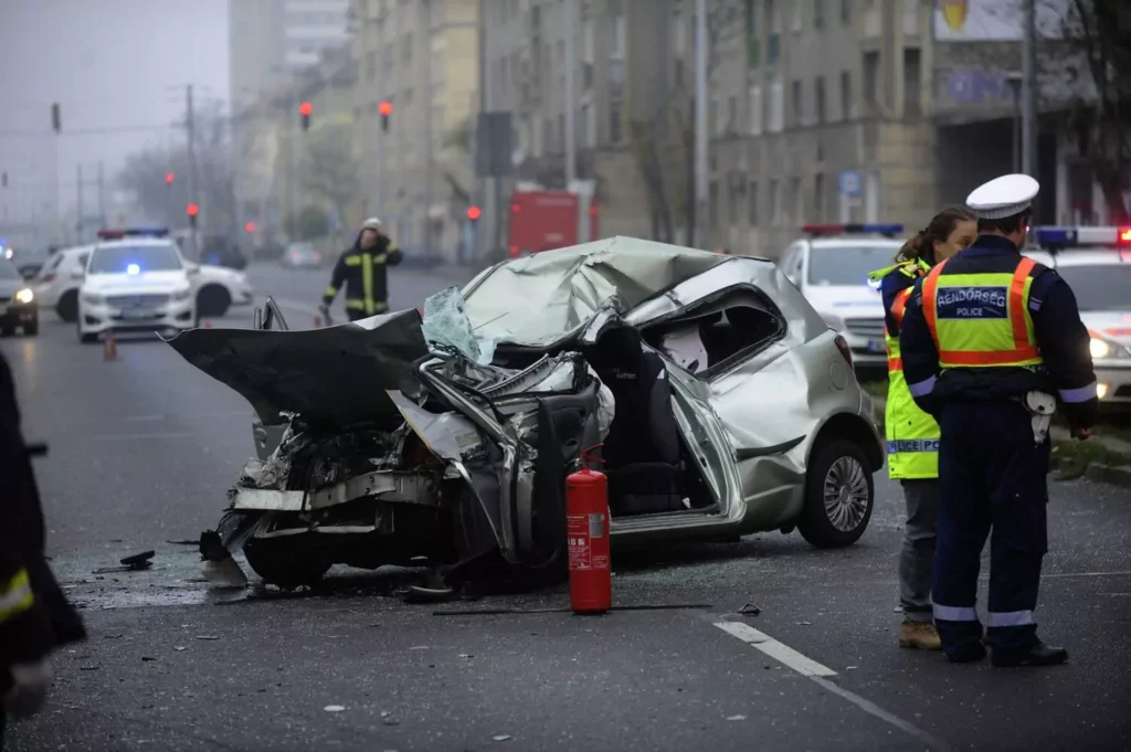 Baleseti helyszín takarítása